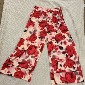 Victorias Secret wide leg satin pajama pants